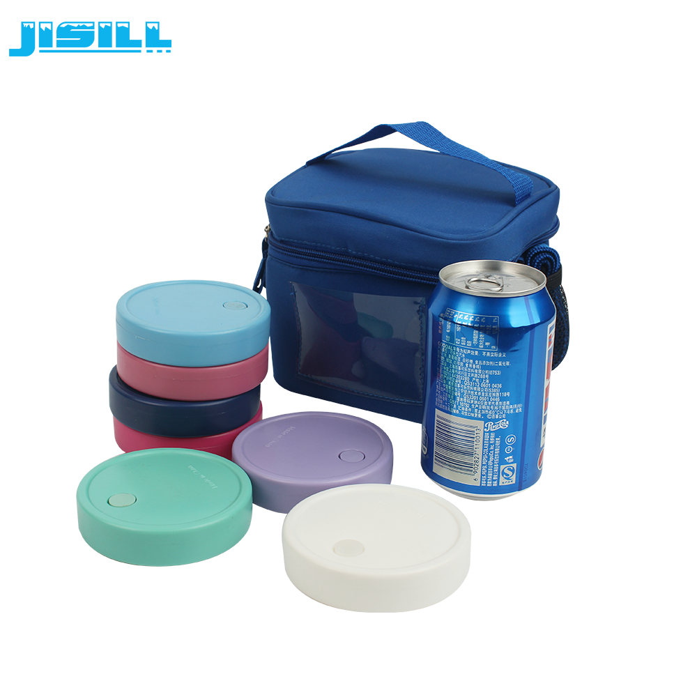 Customized HDPE Cylinder Ice Pack 100ml For Refrigerating Beverage Cans For Food Frozen