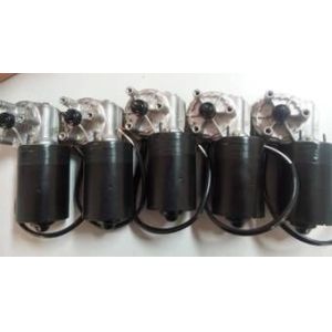 Worm Mini Brush 12VDC Gear Motor for Automation Machinery Industrial 30W