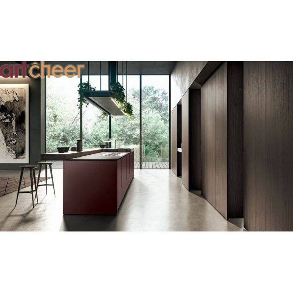 Eco-Friendly Modern Design Kitchen Cabinet with Customizable Size for Modular Kitchen