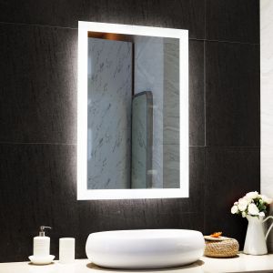 Wholesale Customized Rectangle LED Bathroom Mirror with Touch Sensor Switch and Waterproof Design from china suppliers