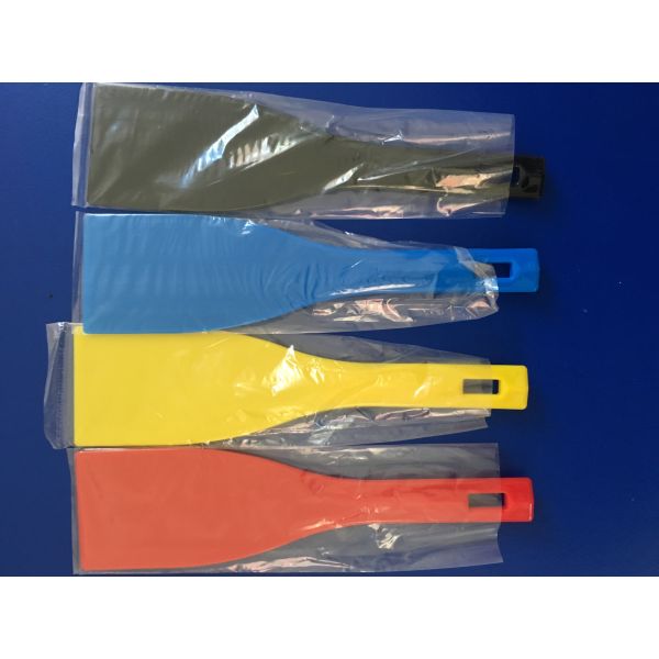 Plastic Screen Printing Ink Spatulas Four Colors For Ink Mixed / Offset Printing
