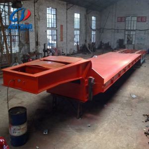 3 4 5 Axles Low Loader Lowboy 60T Max Payload Low bed Semi Detachable Lowbed