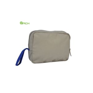 Multiple Interior Pockets Reusable Canvas Tote Bag Cross Stitching