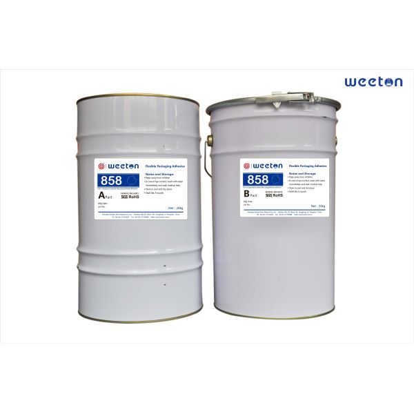 858A 858B Two-Component Solventless Adhesive Flexible Packaging Adhesive Saving