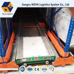 Wholesale Orange Channel Type Shuttle Pallet Racking Q235B Steel With Pre Galvanized Frames from china suppliers