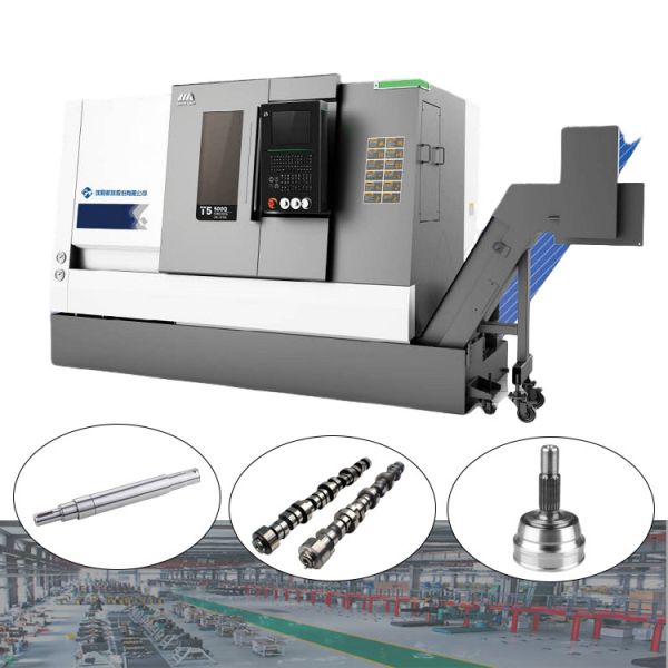 CNC Lathe T5.2-1000Q Turning And Milling Combo Y Axis Type Turning Center SMTCL