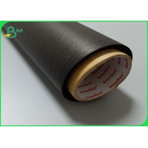 Disposable 60g Black Printable Drinking Paper Straws Roll