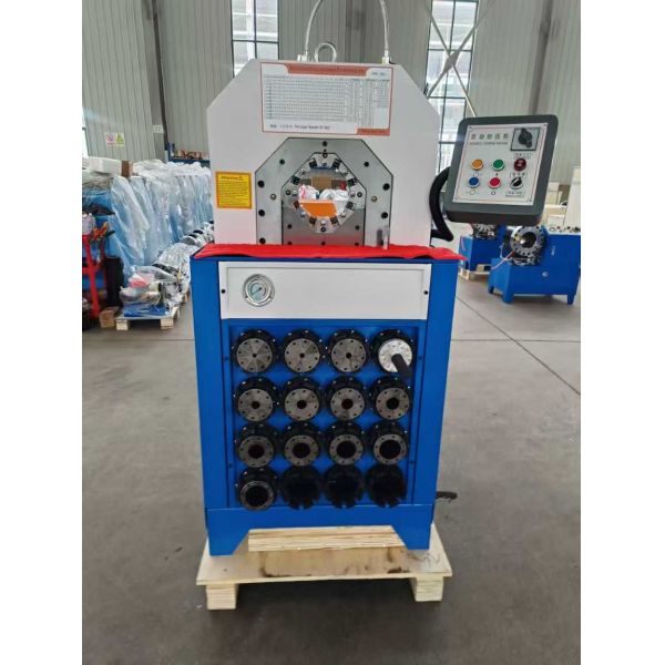 2 Inch Button Control Systerm Hydraulic Hose Pressing Machine With Fast Change