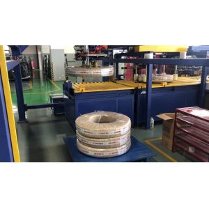 300mm Plastic Coil Packing Machine With Labeling Unloading System