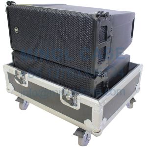 Line Array Flight Case For 2 RCF HDL6-A Speakers With Wheels