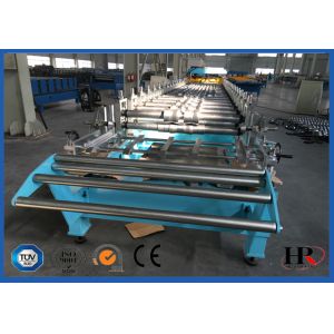 Hydraulic Decoiler Standing Seam Roof Sheet Roll Forming Machine 30 M / Min