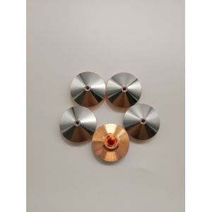 Metal Laser Cutting Consumables Nozzle 11mm Replacement Cu Material