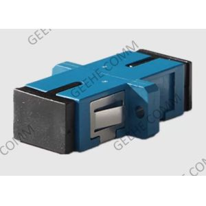 Metal Dust Cap 0.2dB 1550nm SC To SC Duplex Adapter
