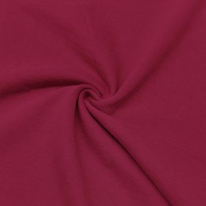 China Supplier Plain Dyed Knit CVC 3ENDS Fleece Fabric Sweatshirt Material