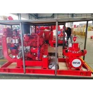 Single Stage Split Case Pump UL & FM Approved 1000gpm Rated Flow with 115m Rated