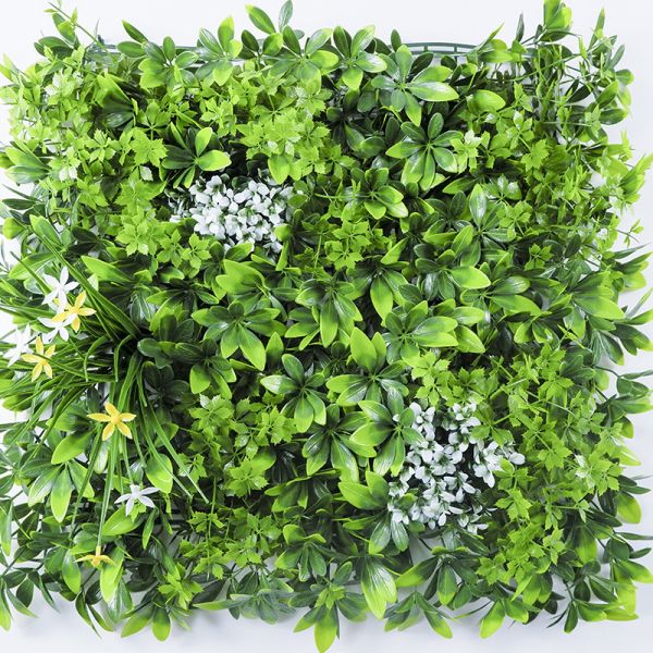 Wedding Artificial Silk Flower Wall Panel Backdrop Hedges Fence Faux Ivy Vine Leaf