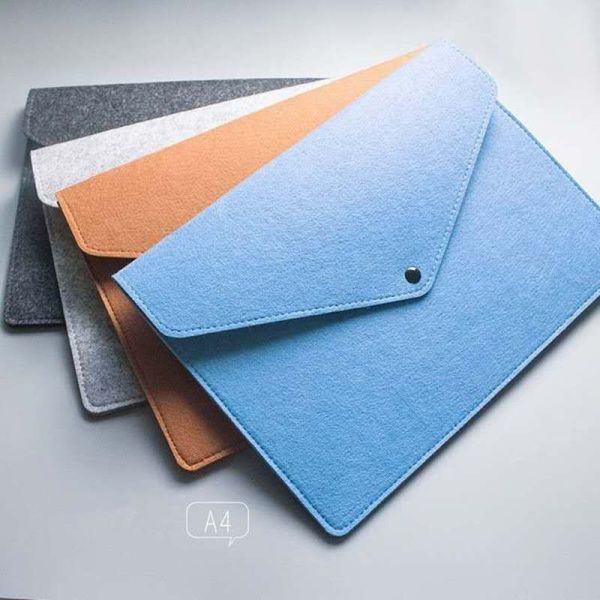 File Folders- Felt Folder Expanding File Folder Paper Envelope A4 Folders With