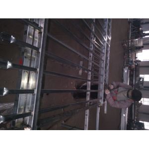 garrison fence security fence ,crimped and pressed spear top fencing for sale