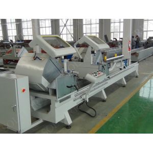 Aluminium Alloy windows Double Head Saw Cutting Machine LJZ2-500x4200