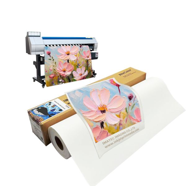 Inkjet Cotton Canvas For Eco-Solvent And Latex Printing 360gsm Matte Canvas For
