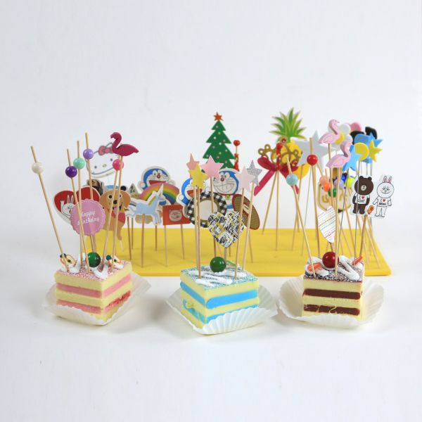 Cupcake Topper Cake Flag Birthday cake decoration