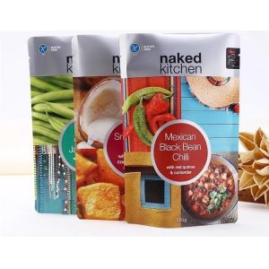 Custom Detox Tea Printed Stand Up Zipper Plastic K Pouch Standup Bag For Soup