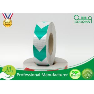 Dark Self Adhesive Arrow PET Reflective Electrical Warning Tape For Truck /