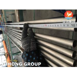 Pure Ti Titanium ASTM B338 GR2,GR.7 GR.9 Titanium Alloy Tubes For Heat Exchanger