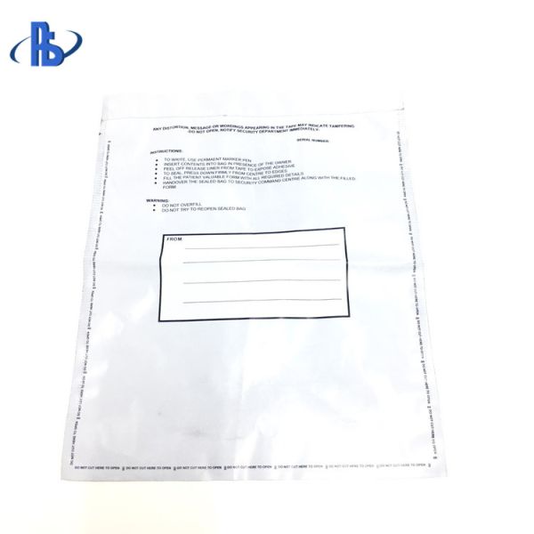 Small Tamper Evident Security Bags For Financial / Educational Institutions