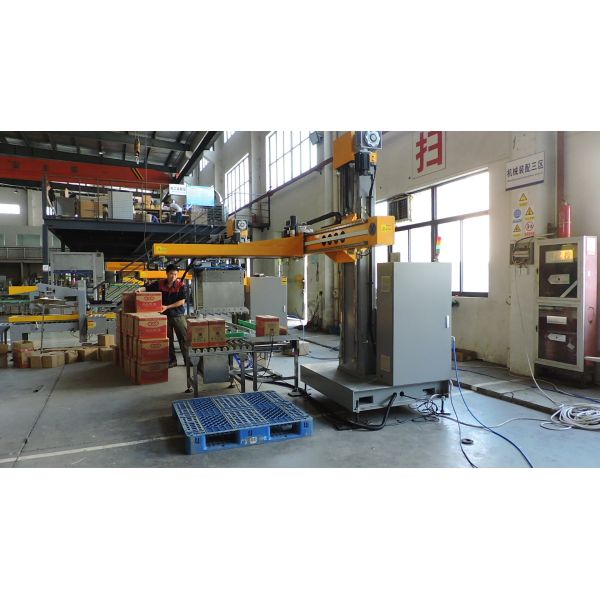 Quality 1200mm Oil Stacking Collaborative Robot Palletizer Equipment for sale