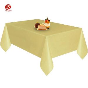 Plastic Tablecloth 5 Pack Red Disposable Rectangle Waterproof Party Table Cloth