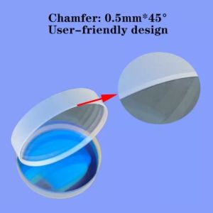 1064nm Fiber Laser Protective Lens Window Thk 9mm Dia 55mm