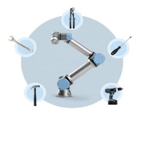 smallest table-top robot UR3 collaborative robot application as industrial cobot