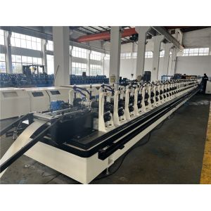 Module Frame Solar Roll Forming Machine With Punching 35mm 30KW