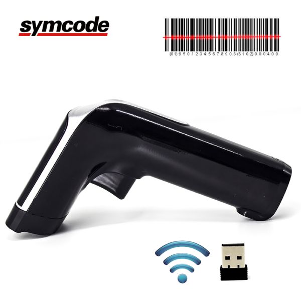 Laser Hands Free Barcode Scanner Reader 32 - Bit Decoder Compatible With Windows