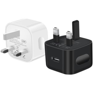 Fast Head Type C Station Battery Mobile Phone Wall Charger 25W For Iphone