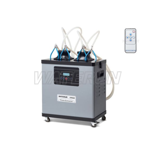 Quality 2 X 180m3 / h Metcal Fume Extractor , F8 Filtering Elements Fumes Extractor for sale