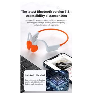 Lightweight Design Bt5.3 Swimming Bone Conduction Microphone Earbuds Earphones
