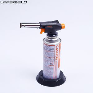 Adjustable Flame Size Gas Hand Torch for BBQ Welding ABS Metal Type and 97.1g