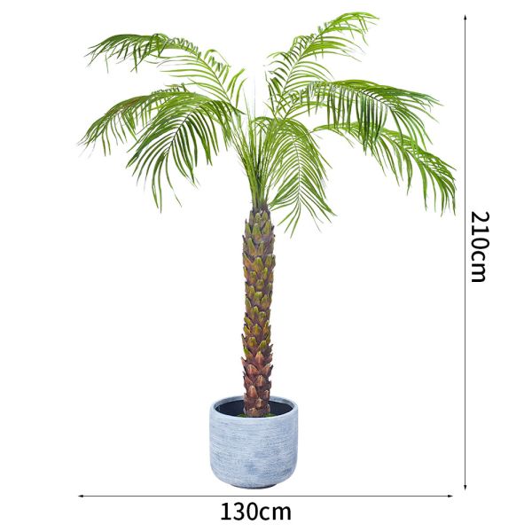 190cm Artificial Plants Phoenix Palm Tree Evergreen Indoor Palm Tree Rainstorm