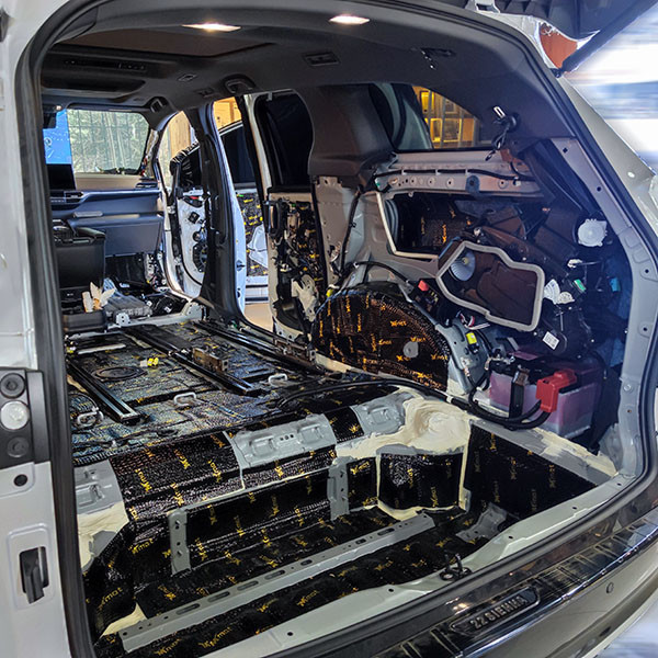 Foamed rubber Auto Chassis Noise Barrier Noise Curtailment Car Sound Barrier