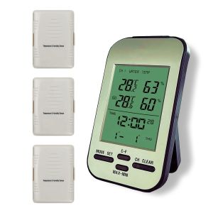 Digital Weather Station And Wireless Wall Mounted Room Thermometer Clock