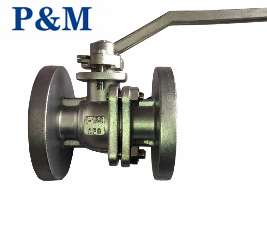 4'' 150LB CF8M stainless steel ball valve