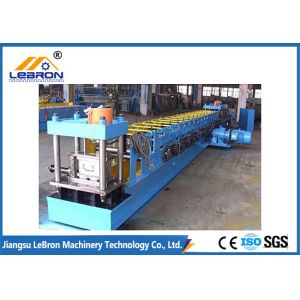 PLC Control Steel Door Frame Machinery 32Mpa Yield Strength 7.5kW Main Motor