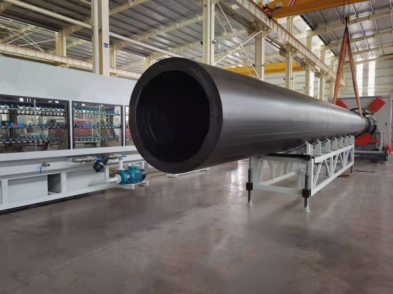 Plastic Extruder Head Structure HDPE PPR PE Pipe Making Machine