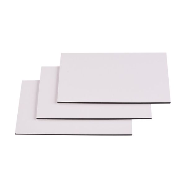 Quality Matt White ACM Signage Aluminum Composite Panel Lightweight UV Resistant for sale
