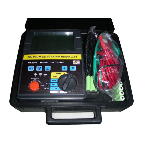 Digital Megger Hand Driven Insulation Tester Multifunction Electrical Insulation