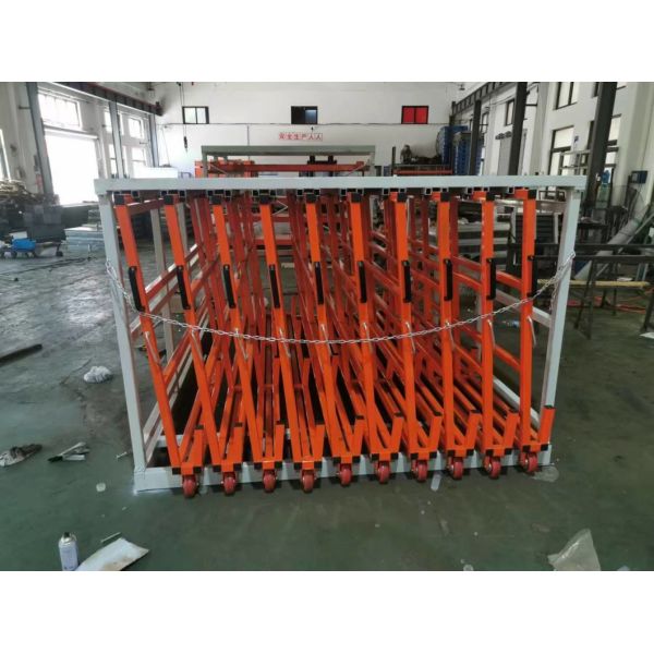 Customized Heavy Duty Vertical Roll Out Sheets Rack For Sheet Storage