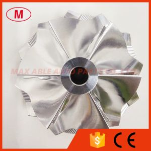 RHF5 reverse 26558 PTI 40.20/52.02mm 6+6blades Billet compressor wheel for