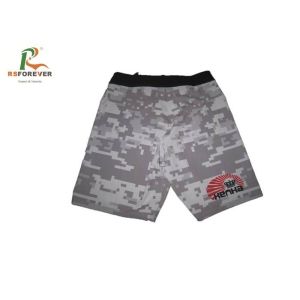 Digital Printed Boys Camo Swim Trunks , Mens Camo Boxer Shorts High Performance